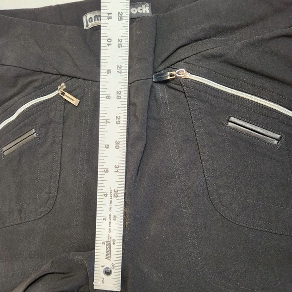 Jamie Sadock Womens Golf Pants Size 14 Black Stretch Tennis Golf Zip Pockets - Picture 12 of 16